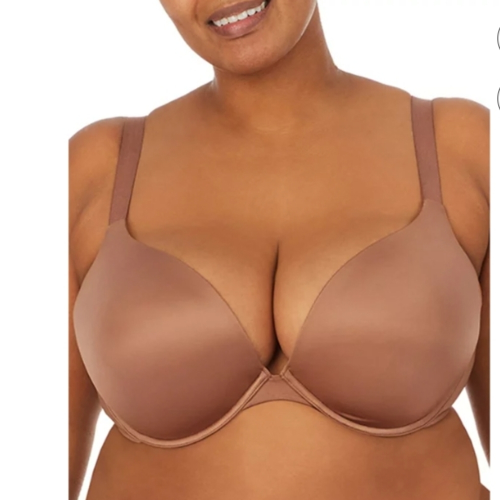 Secret Treasures Women's Underwire Plunge Bra-Moroccan Brown